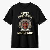 McGregor Rob Roy Ancient Tartan Crest 2D T-shirt - Never Underestimate Style